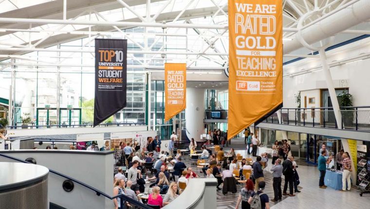 University of Derby atrium - Across the Pond